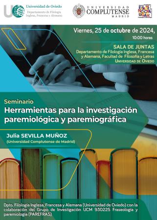 Imagen Seminario "Herramientas para la investigación paremiológica y...